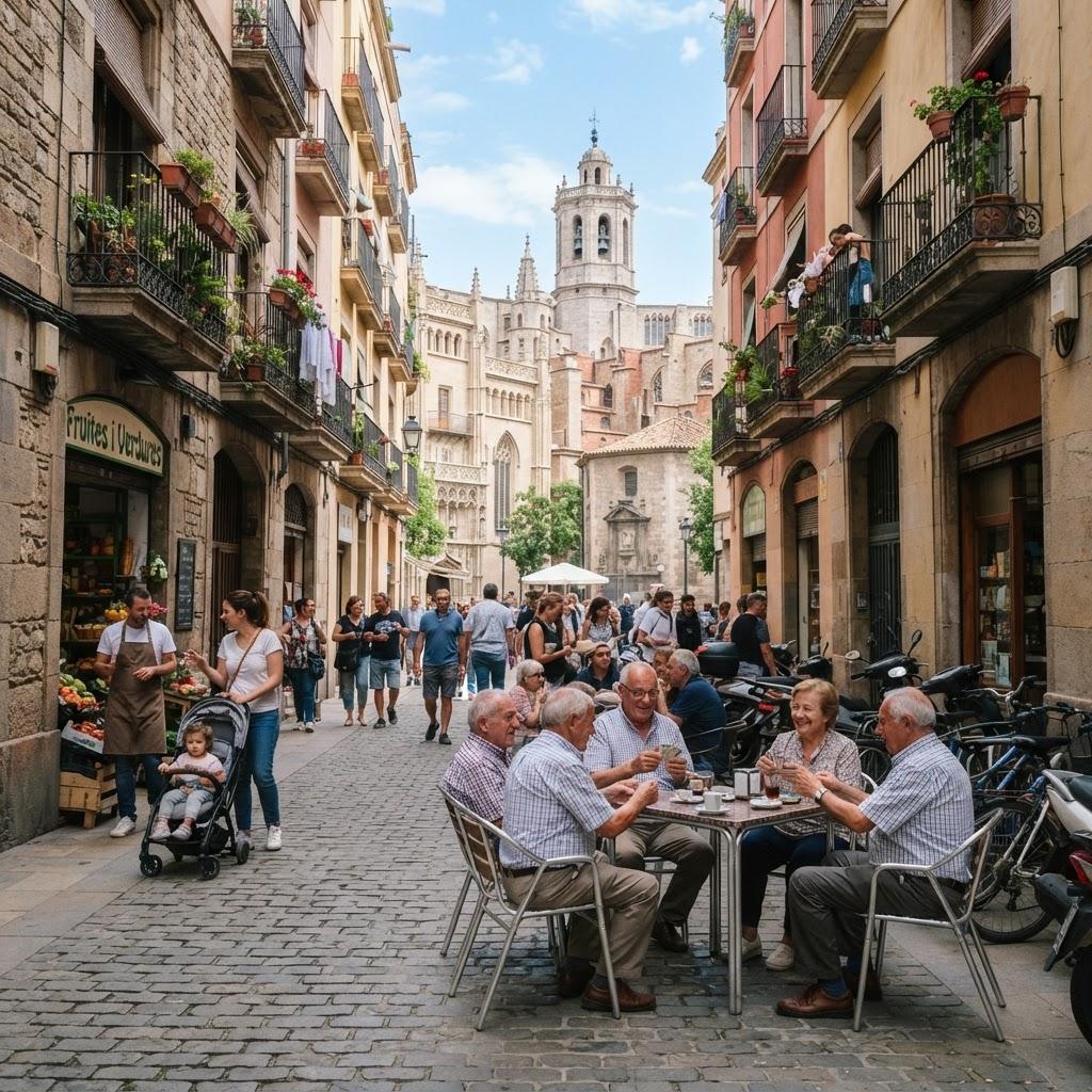 Gracia's Plaza Terraces Transform District Into Evening Social Hub