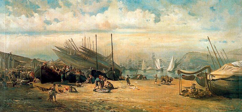 Ramon Martí Alsina El moll de pescadors de la Barceloneta
