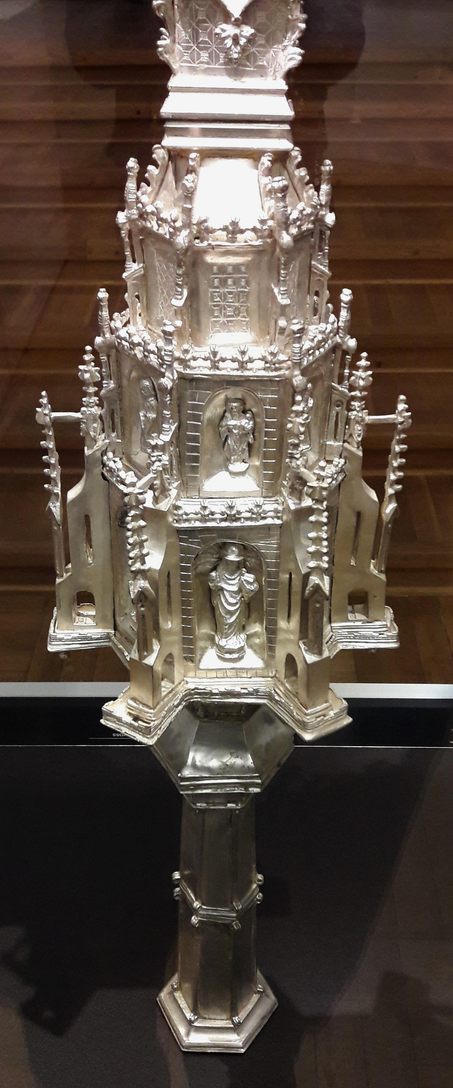 Spain Gothic processional cross (detail)